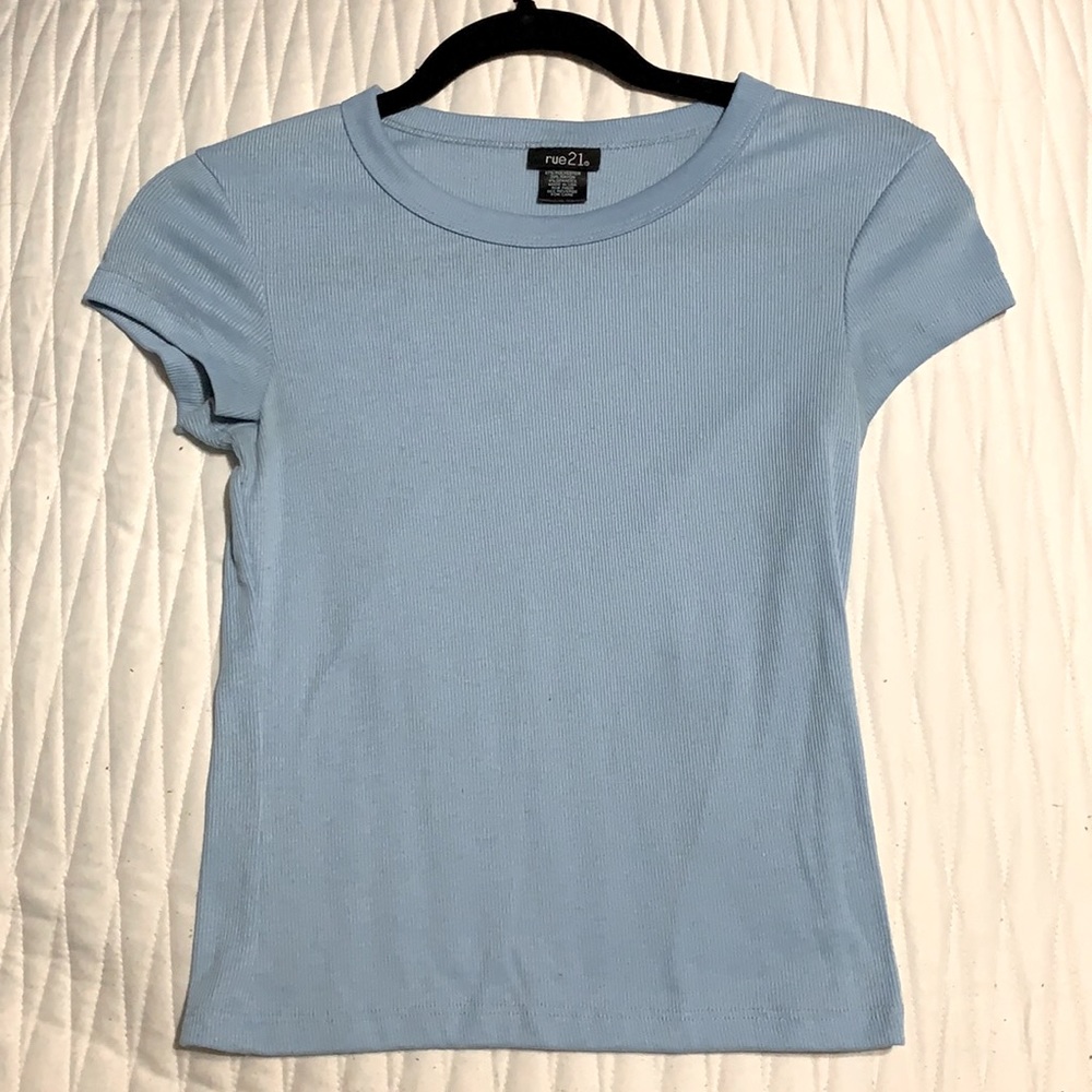 blue shirt